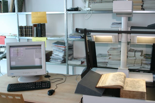Digitalizační pracoviště na SIC (Studijní a informační centrum ČZU)
